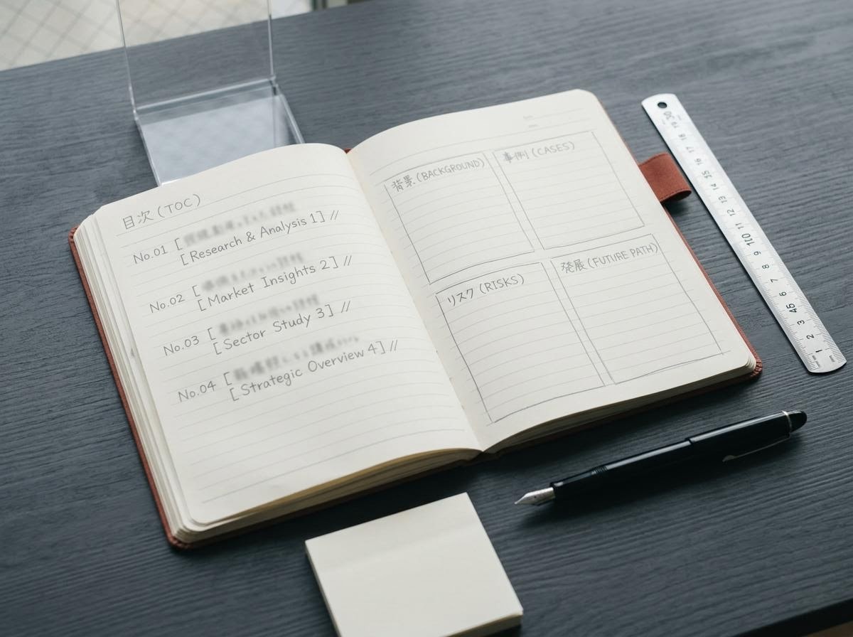 長期投資の視点を特集した編集ノートの見出し